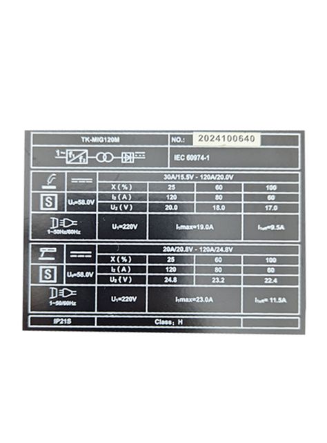 Maquina De Soldar Soldadora 120amp Toyaki Tk-mig120m-2