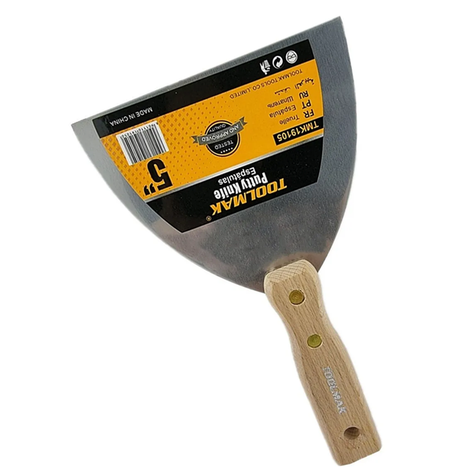 Espatula Recta Mango De Madera 5 Pulgadas Toolmak Tmk19105-0