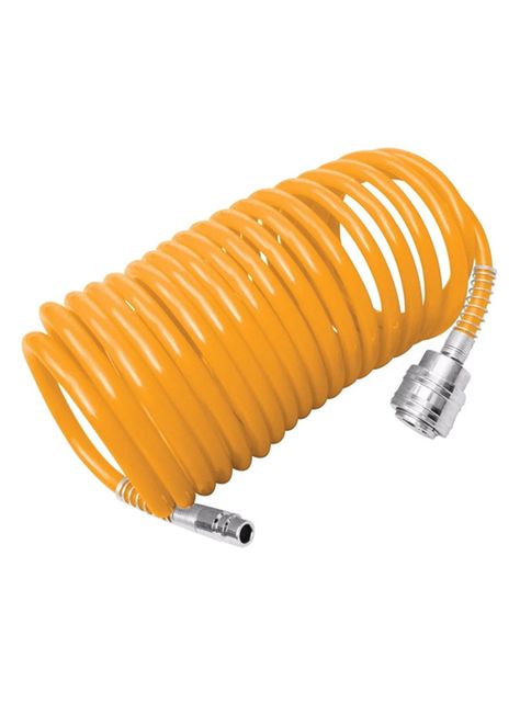 Manguera Espiral P/ Compresor De Aire 15mts 12bar-0