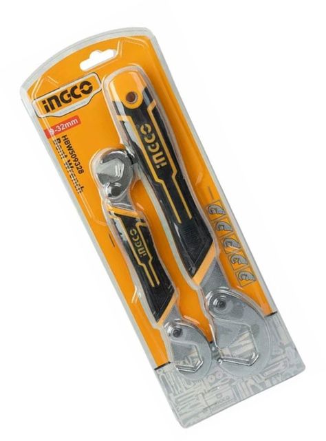 Llaves Tuerca Ajustables Universales 9-32mm Ingco Hbws09328-1