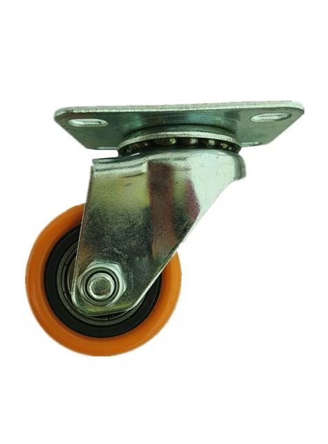 Rueda Naranja Giratoria 1.5 Pulgadas-1