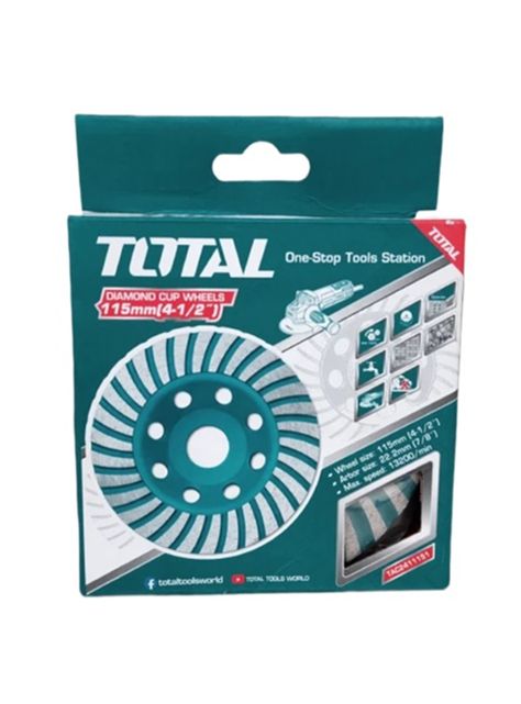 Disco Copa Diamantado Turbo 4 1/2 115mm Total-2