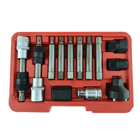 Puntas Dados Extractor Poleas Alternador 13 Piezas-2