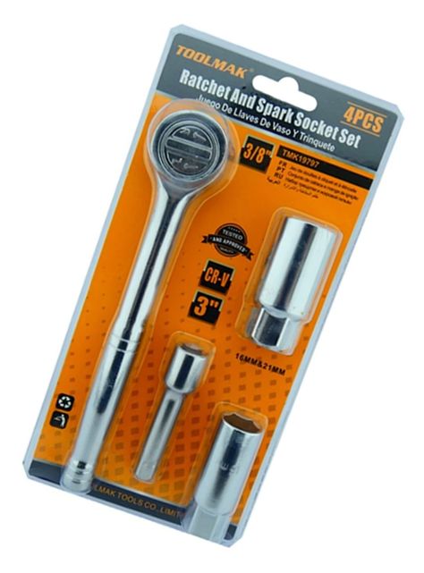 Set Juego Dados Chicharra 3/8 4 Piezas Tmk19797-2