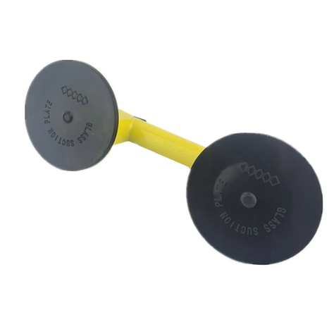 Ventosa Doble Para Vidrio 70 Kg Crownman Cmvt1102-1