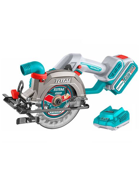 Sierra Circular Inalámbrica 20v Bat+ Carg Total Tsli14021-0