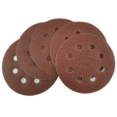 5 Disco Lija Para Pulir 115mm Velcro Grano Variado Kamasa Km1593-0