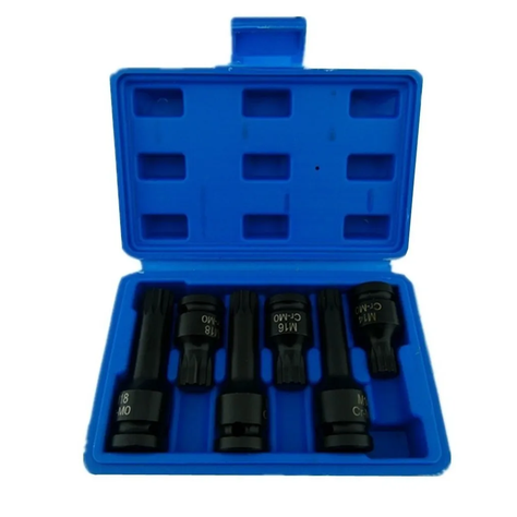Set Juego Dados Impacto Torx 1/2 6 Piezas C3258-0