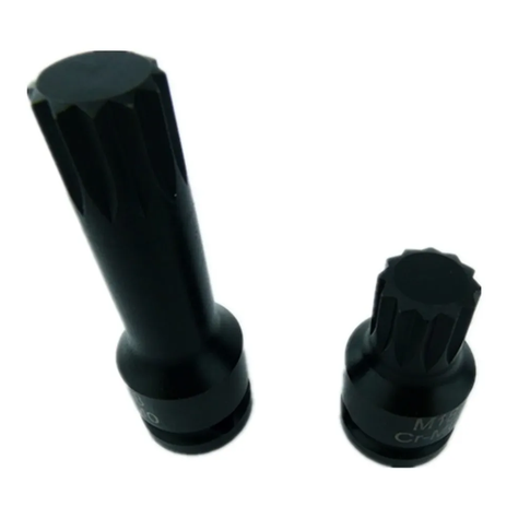 Set Juego Dados Impacto Torx 1/2 6 Piezas C3258-1