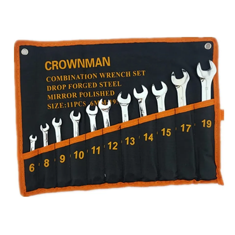Juego De Llaves Punta De Corona 11 Piezas Crownman-0