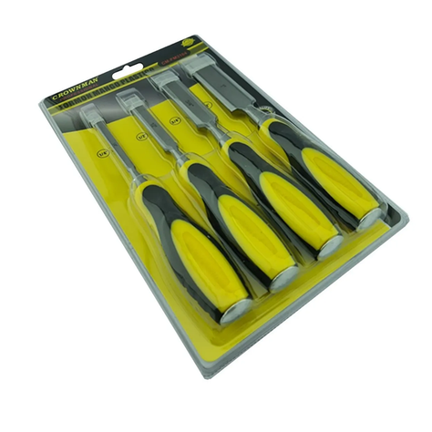 Juego Formones De Golpe Madera 4 Piezas Cmfm3104-1