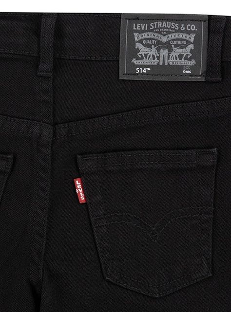 Jeans Niño 514 Straight Negro Levis-4