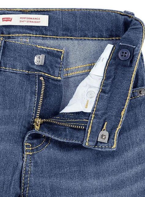 Jeans Niño 514 Straight Azul Levis-1