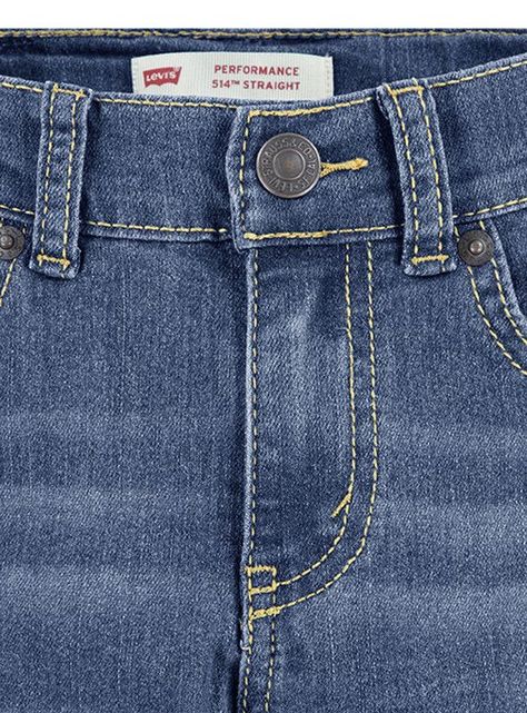 Jeans Niño 514 Straight Azul Levis-3