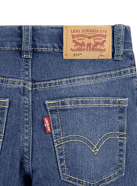 Jeans Niño 514 Straight Azul Levis-4