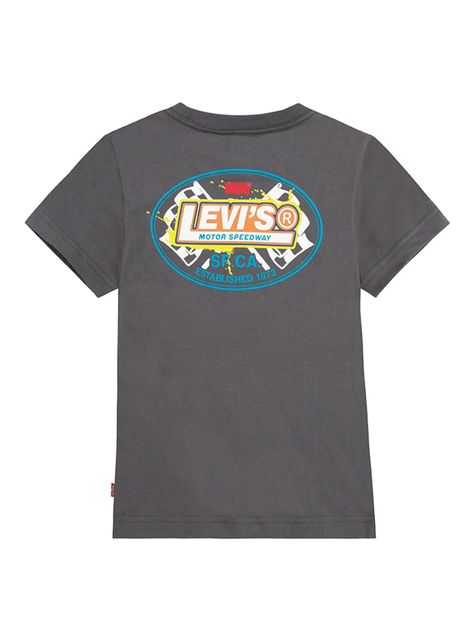 Polera Niño MC Racer Gris Levis-2
