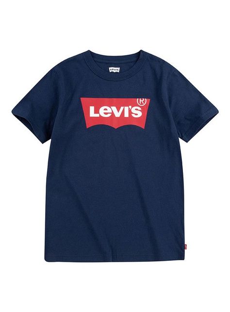 Polera Niño MC Batwing Azul Levis-0