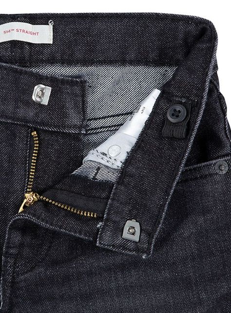 Jeans Niño 514 Straight Black Levis-3