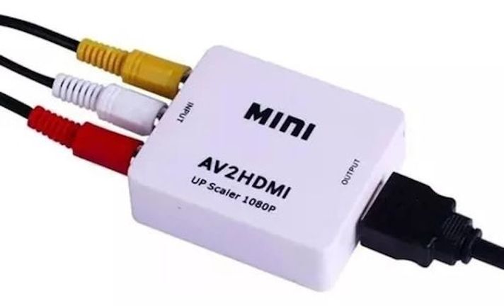 Adaptador 3 RCA a HDMI: Compatible con Reproductores VHS-3