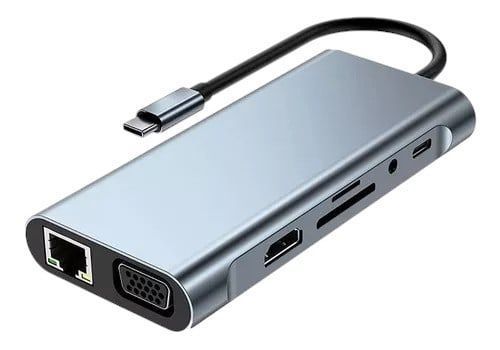 Adaptador MultiFunción Portátil 11 en 1 Docking station USB-C 9591A-0