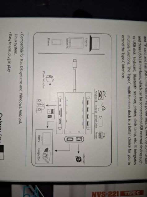 Adaptador MultiFunción Portátil 11 en 1 Docking station USB-C 9591A-2