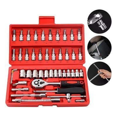 Set de Dados 1/4" 46 Piezas + Chicharra-3