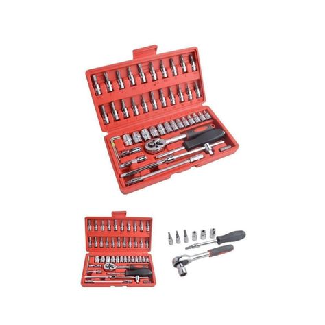 Set de Dados 1/4" 46 Piezas + Chicharra-6
