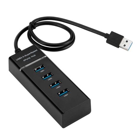 Hub USB 3.0 con 4 Puerto de Alta Velocidad-0