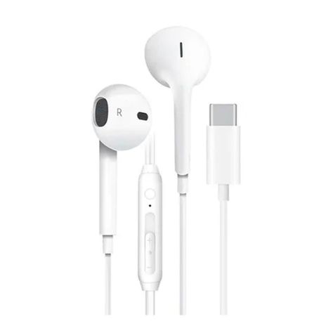 Audífonos Alámbrico Monster C21wt Mlibres Type-c Blanco-2