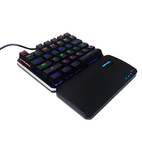 TECLADO GAMER REPTILEX RX0015 UNA MANO 35 TECLAS MECÁNICO-0