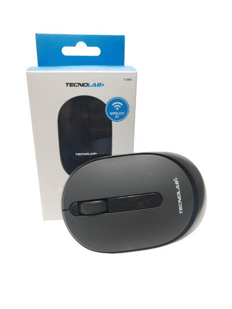 MOUSE INALAMBRICO + 2.4ghz TECNOLAB 1000 DPI 3 BOTONES BLACK TL582BK-1