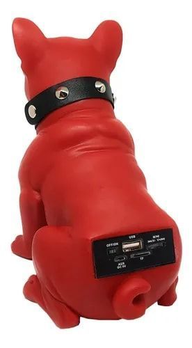 PARLANTE BLUETOOTH BULLDOG FRANCES RED-1