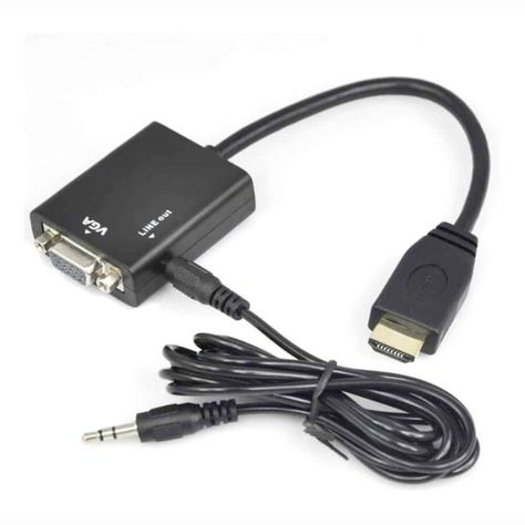 Adaptador HDMI Macho a VGA Hembra - Fácil Conexión-5