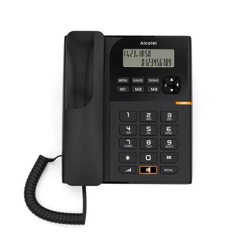 TELEFONO MANOS LIBRES T58 NEGRO ALCATEL-0