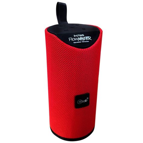 MLAB PARLANTE PORTATIL FLOW MASTER INALÁMBRICO RED-0