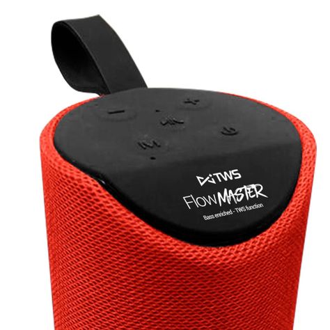 MLAB PARLANTE PORTATIL FLOW MASTER INALÁMBRICO RED-1