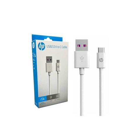 CABLE HP DHC-TC100-2M TIPO C BLANCO 2MTS 3AMP-0