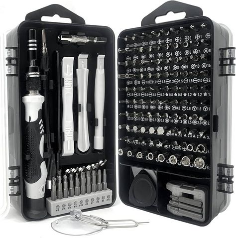 Juego Kit Set Destornilladores Precision Magnéticos 115 En 1 Telefono-2
