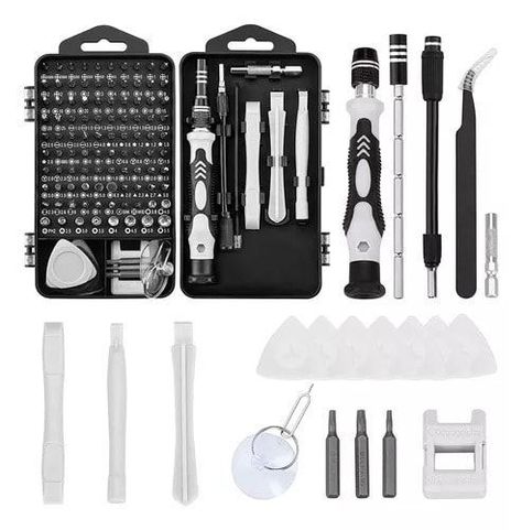 Juego Kit Set Destornilladores Precision Magnéticos 115 En 1 Telefono-4