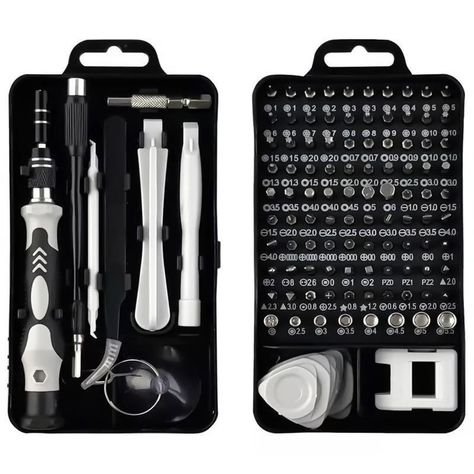 Juego Kit Set Destornilladores Precision Magnéticos 115 En 1 Telefono-6