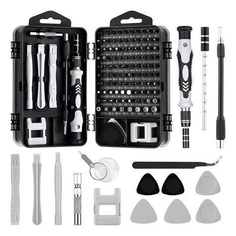 Juego Kit Set Destornilladores Precision Magnéticos 115 En 1 Telefono-7