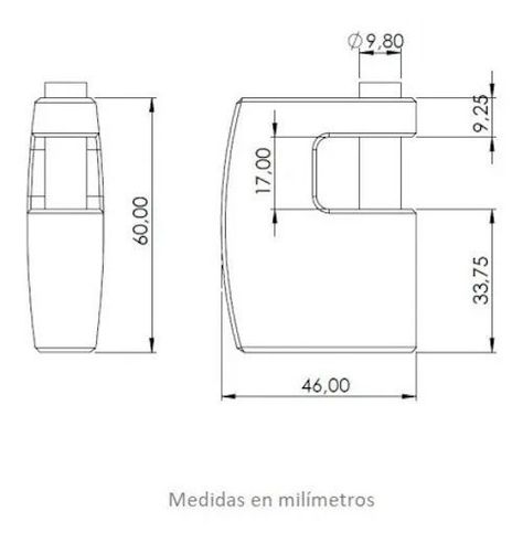Candado Profesional Yale Y124 Cortina 60mm-3