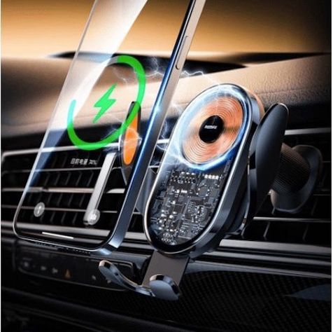 SOPORTE DE CARGA PARA AUTO 15W NEGRO REMAX RM-C17i-1