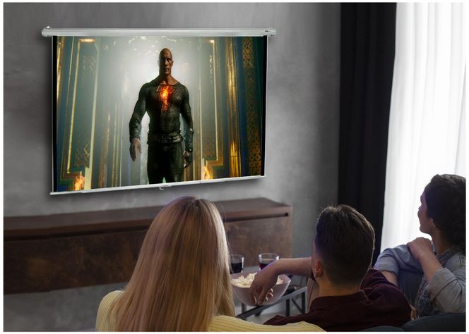 Telon Mural 2.00mx2.00m 1:1 112 pulg. para PicoPix MaxTV-3