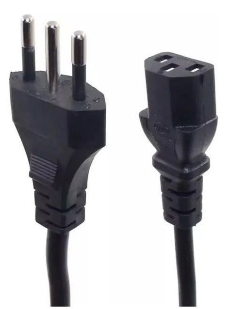 Cable Alimentación Monitor PC 1.8 m - Conector Seguro-3