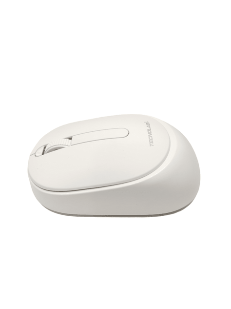 MOUSE INALAMBRICO + 2.4ghz TECNOLAB 1000 DPI 3 BOTONES WHITE TL582W-0