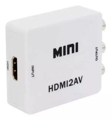 Adaptador HDMI a RCA: Convierte HDMI a 3 Salidas AV-1