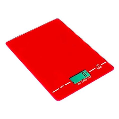 Pesa Digital De 1gr A 5kg Dbpdws40 - Vidrio Rojo-0