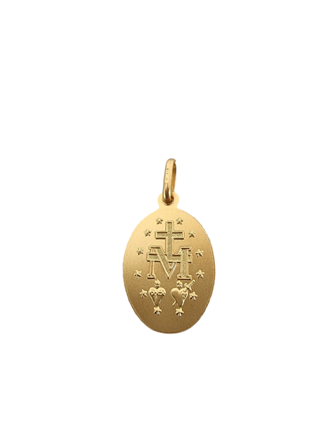 Medalla Virgen de los Rayos Oro 18k-1
