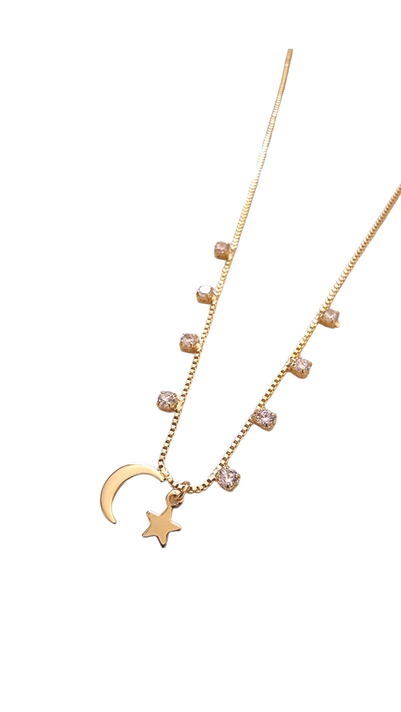COLLAR CASCADA LUNA ESTRELLA-1